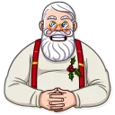 😬-Santa Claus, Telegram Sticker