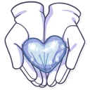 💙-Santa Claus, Telegram Sticker