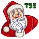 🤫-Santa Claus, Telegram Sticker