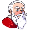🤔-Santa Claus, Telegram Sticker