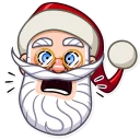 😨-Santa Claus, Telegram Sticker