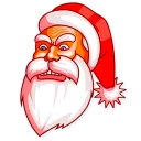 😡-Santa Claus, Telegram Sticker