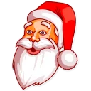 😧-Santa Claus, Telegram Sticker