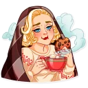 🤤-Santa Girl, Telegram Sticker