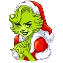 😈-Santa Girl, Telegram Sticker
