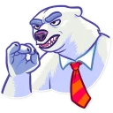 💁-Sarcastic Polar Bear, Telegram Sticker