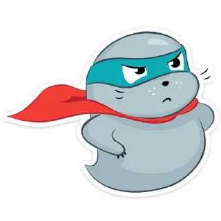 🦸‍♂-Sonya the seal, Telegram Sticker