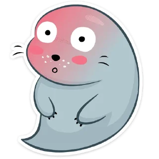 ☺️-Sonya the seal, Telegram Sticker