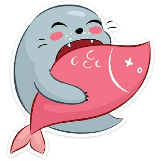 🐠-Sonya the seal, Telegram Sticker