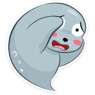 😵-Sonya the seal, Telegram Sticker