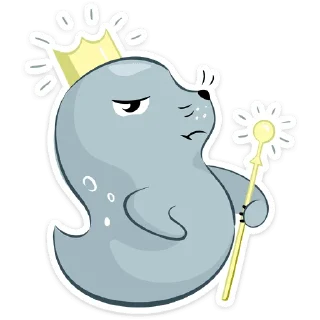 🤴-Sonya the seal, Telegram Sticker