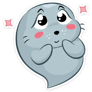 🤩-Sonya the seal, Telegram Sticker