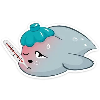 🤒-Sonya the seal, Telegram Sticker