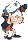 😨-Gravity Falls, Telegram Sticker
