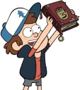 😁-Gravity Falls, Telegram Sticker
