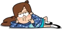 😘-Gravity Falls, Telegram Sticker