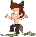 😭-Gravity Falls, Telegram Sticker
