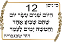 ✡-Sefirat Haomer by @JewishStickers, Telegram Sticker