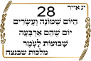 ✡-Sefirat Haomer by @JewishStickers, Telegram Sticker