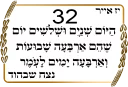 ✡-Sefirat Haomer by @JewishStickers, Telegram Sticker