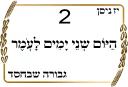 ✡-Sefirat Haomer by @JewishStickers, Telegram Sticker