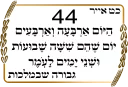 ✡-Sefirat Haomer by @JewishStickers, Telegram Sticker