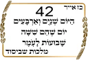✡-Sefirat Haomer by @JewishStickers, Telegram Sticker