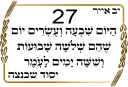 ✡-Sefirat Haomer by @JewishStickers, Telegram Sticker
