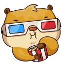 🍿-Анимированный Сеня, Telegram Sticker