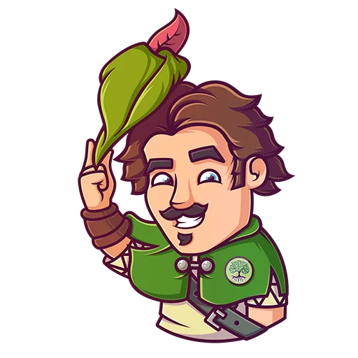Share Wood, telegram sticker