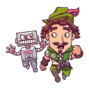 👾-Share Wood, Telegram Sticker