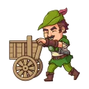 😣-Share Wood, Telegram Sticker
