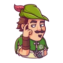 🤔-Share Wood, Telegram Sticker
