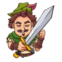 🗡-Share Wood, Telegram Sticker
