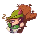 😴-Share Wood, Telegram Sticker