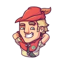 😏-Share Wood, Telegram Sticker