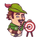 🎯-Share Wood, Telegram Sticker