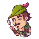 🔭-Share Wood, Telegram Sticker