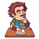 🤔-Share Wood, Telegram Sticker