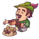💰-Share Wood, Telegram Sticker