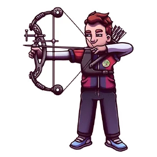 🏹-Share Wood, Telegram Sticker