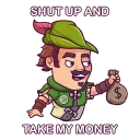 💰-Share Wood, Telegram Sticker