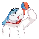 😵-Shark Boss, Telegram Sticker
