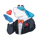 😘-Shark Boss, Telegram Sticker