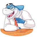 😂-Shark Boss, Telegram Sticker