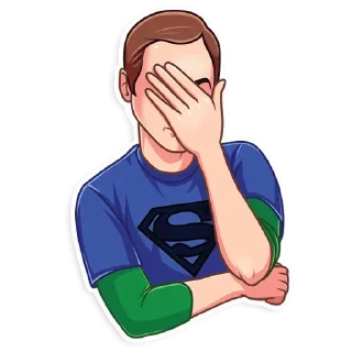 🤦‍♂️-SheldonLeeCooper, Telegram Sticker