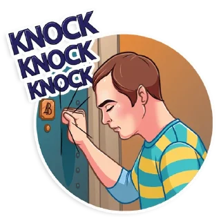 🛎-SheldonLeeCooper, Telegram Sticker