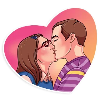 ❤️-SheldonLeeCooper, Telegram Sticker