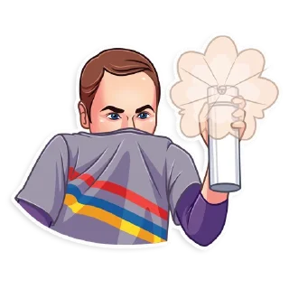 🤢-SheldonLeeCooper, Telegram Sticker
