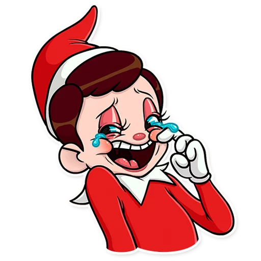Elf on The Shelf, telegram sticker